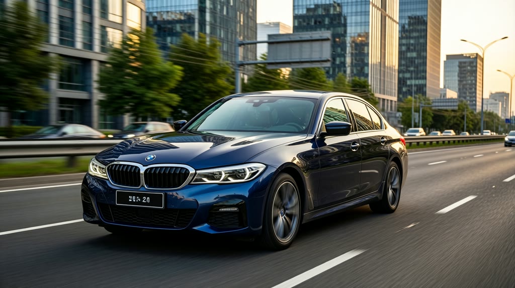 BMW 3 Series / 3 Series Li в движении после заказа