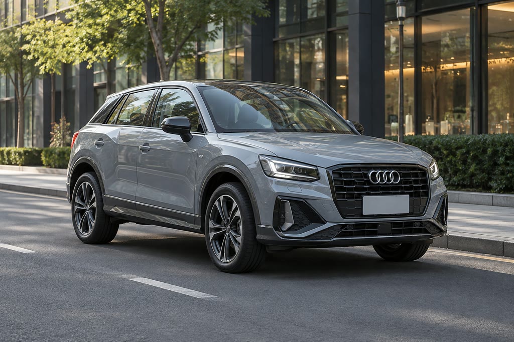 Audi Q2L — внешний вид авто из Китая под заказ Audi Q2L, вид спереди — авто из Китая под заказ