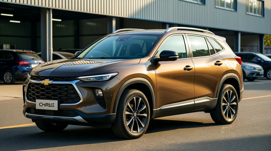 Автомобиль Chevrolet Tracker — заводской экстерьер