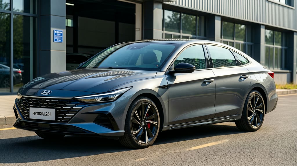 Автомобиль Hyundai Elantra — заводской экстерьер