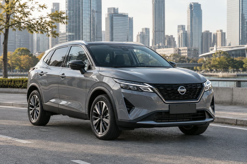 Nissan Qashqai — внешний вид авто из Китая под заказ Nissan Qashqai, вид спереди — авто из Китая под заказ