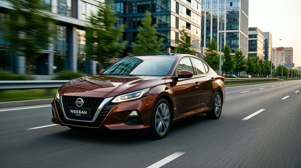 Nissan Teana в движении после заказа Nissan Teana в движении после заказа