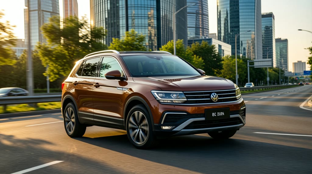 Volkswagen Tharu в движении после заказа
