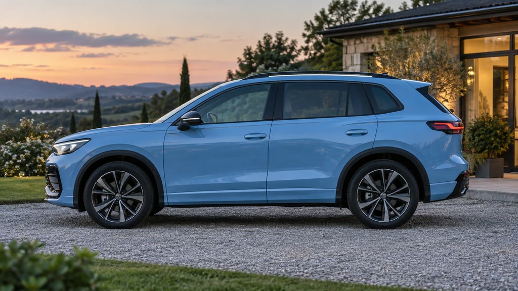 Volkswagen Tiguan L Pro у загородного дома — авто из Китая под заказ Volkswagen Tiguan L Pro у загородного дома — авто из Китая под заказ