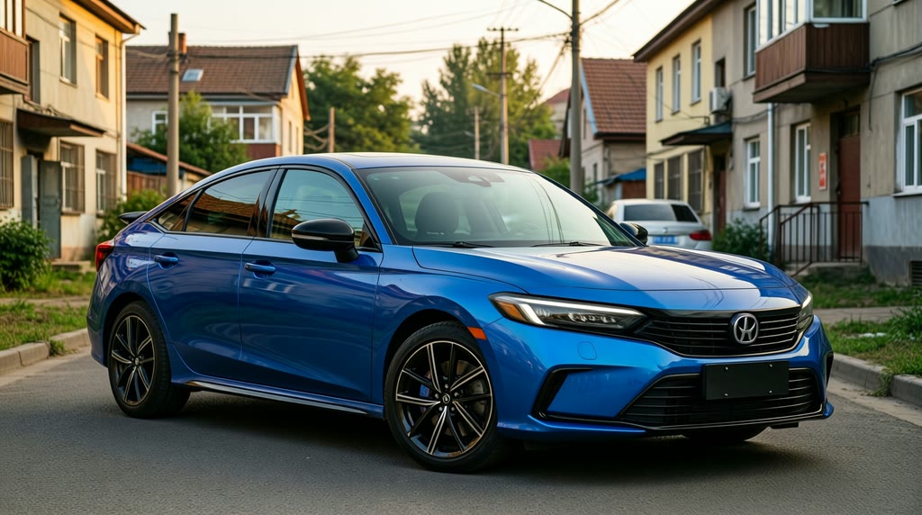 Автомобиль Honda Integra — заводской экстерьер Автомобиль Honda Integra — заводской экстерьер