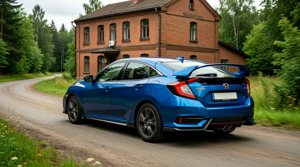 Honda Integra в движении после заказа Honda Integra в движении после заказа