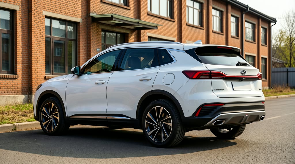 Автомобиль Hyundai Mufasa — заводской экстерьер Автомобиль Hyundai Mufasa — заводской экстерьер
