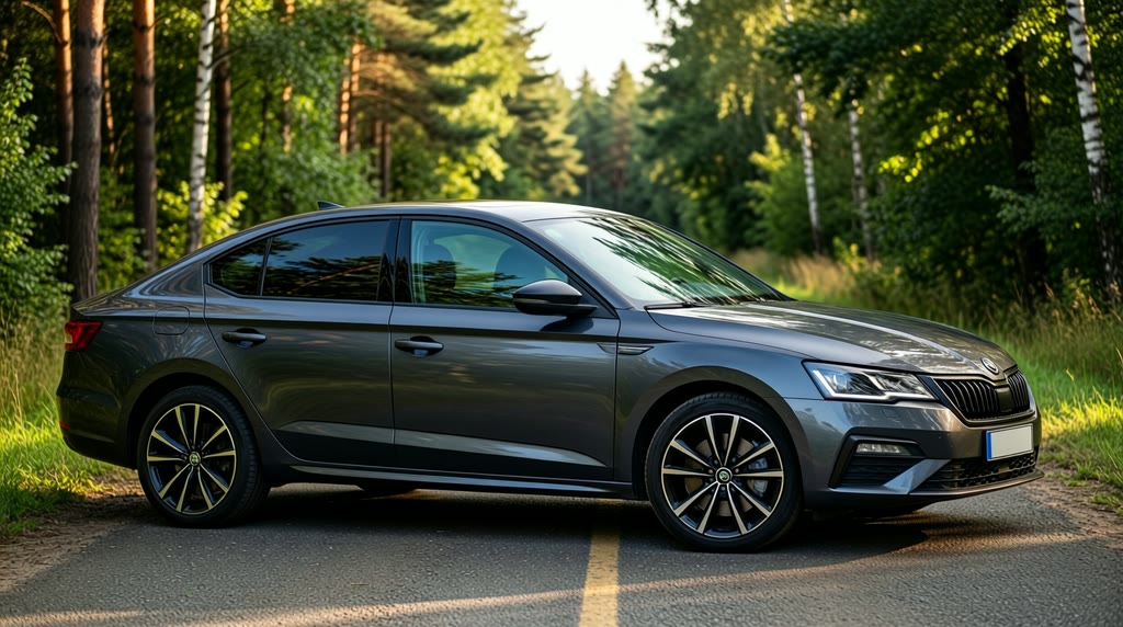 Автомобиль Skoda Octavia Pro — заводской экстерьер