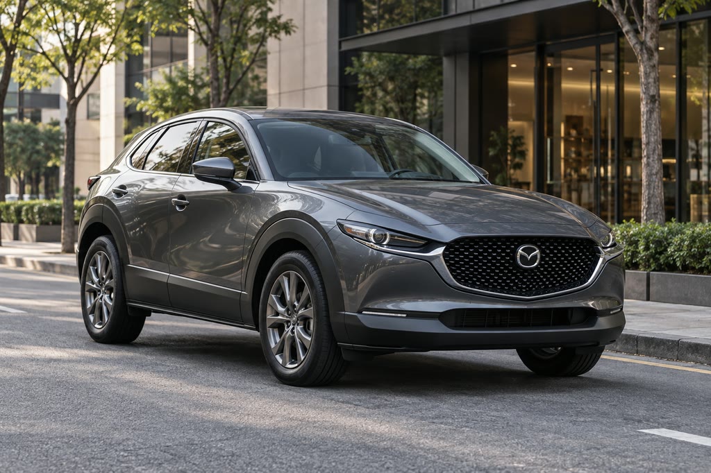 Mazda CX-30 — внешний вид авто из Китая под заказ Mazda CX-30, вид спереди — авто из Китая под заказ